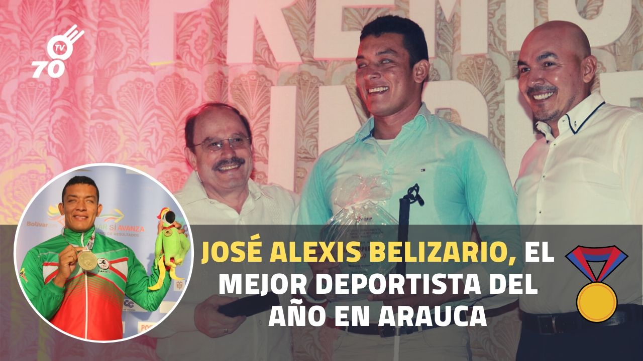 José Alexis Belizario, el mejor deportista del año en Arauca