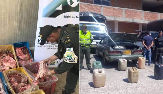 Carne, queso y pescado; los alimentos de contrabando que más ingresan a Arauca