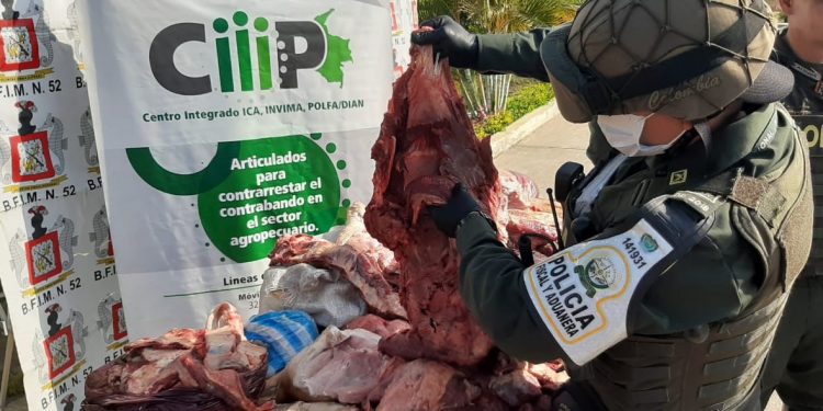 Polfa incautó más de 200 kilos en carne de contrabando