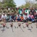 Jornada de limpieza se cumplió en el sector Corocoro. La vegetación se estaba comiendo la vía