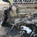 Moto incinerada causó pánico en habitantes del barrio Córdoba