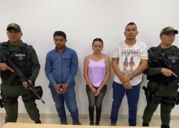Policía capturó a tres personas por el delito de extorsión