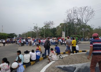 Protesta por asesinato de joven fortuleño