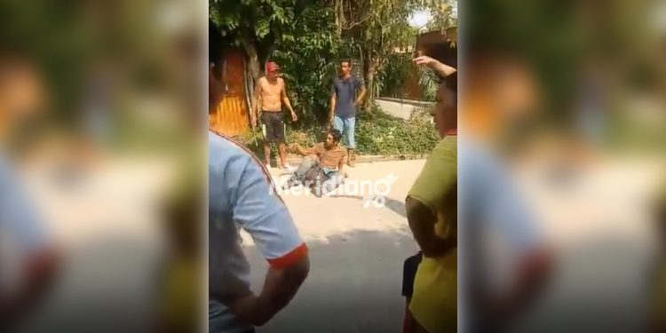 ¡Casi lo linchan! habitantes del barrio Miramar acorralaron a presunto ladrón