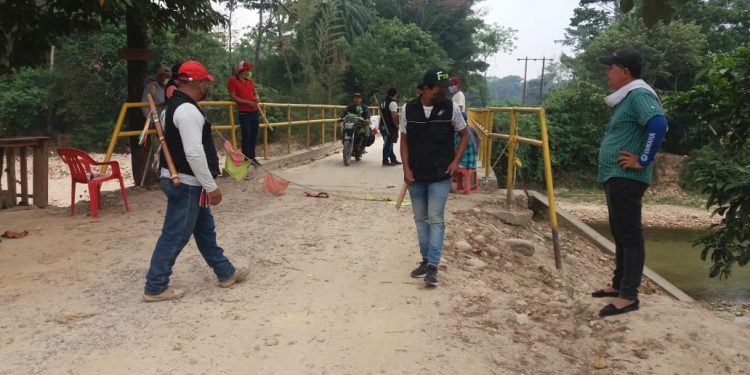 Guardia campesina realiza controles de ingreso en veredas de Saravena para evitar el Coronavirus