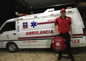 Omar Escobar, el tameño que reparó una ambulancia para atender emergencias en este municipio