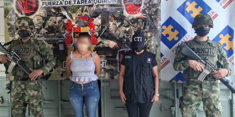 Alias «la patrona» cabecilla del ELN fue capturada por el Ejército