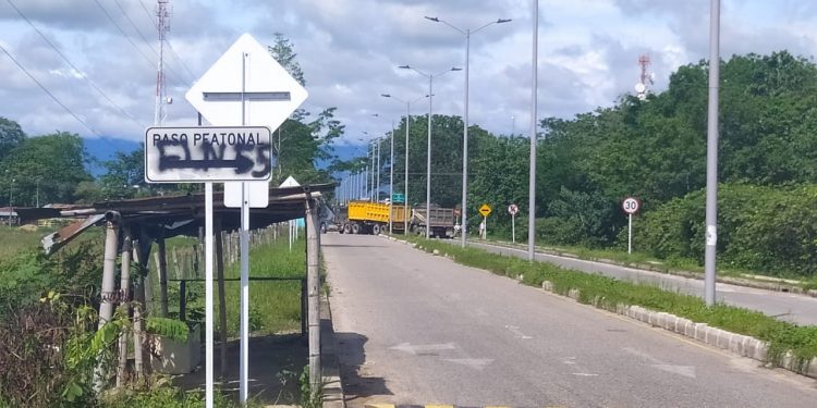 Fueron 5 los puntos de bloqueo de vías en el departamento de Arauca por aniversario de las Farc