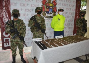 Ejército Nacional halló dos depósitos ilegales en Arauca