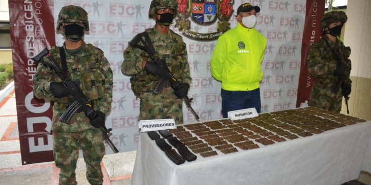 Ejército Nacional halló dos depósitos ilegales en Arauca