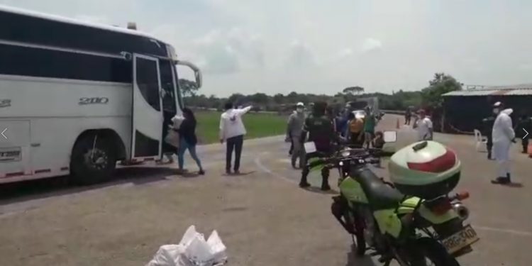 Extranjeros pretendían violar protocolo de desinfección para ingresar al municipio de Tame