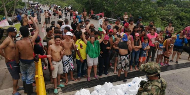 Situación con migrantes en Tame se puede salir de control