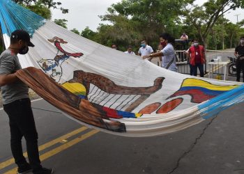 En Arauca se colgó el Chinchorro más grande del mundo