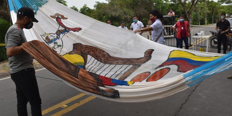 En Arauca se colgó el Chinchorro más grande del mundo