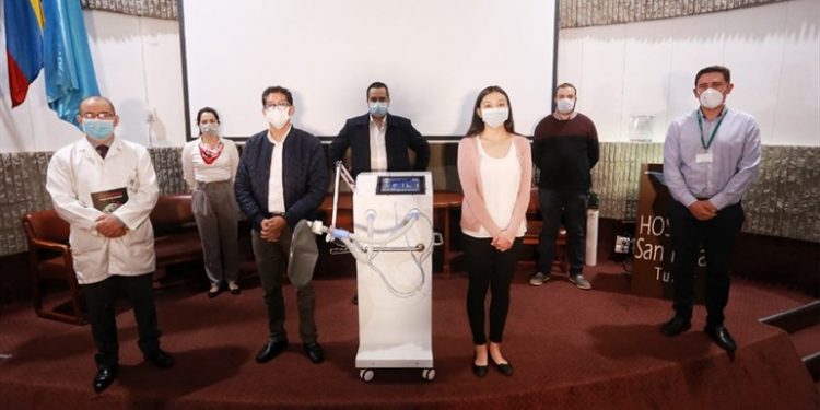 Boyacenses innovadores construyen equipo de ventilación mecánica para COVID-19