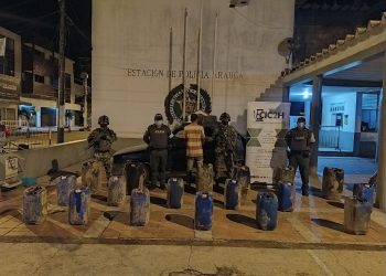 Autoridades realizaron la incautación de 198 galones de ACPM