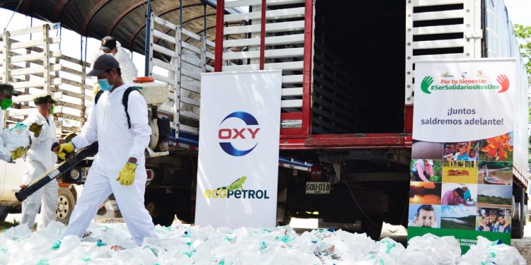 Comunidades de Arauquita y Fortul recibieron 1.900 mercados entregados por Occidental y Ecopetrol