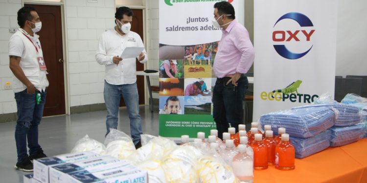 Occidental y Ecopetrol entregaron filtros de agua y elementos de protección a personal de la salud de Arauquita