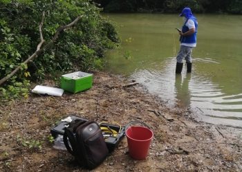 Corporinoquia realizó la toma de muestras de agua donde se reportó la muerte de varias toninas