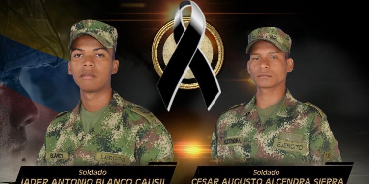 Autoridades tras la pista de los responsables de la muerte de dos soldados del Ejército en Saravena