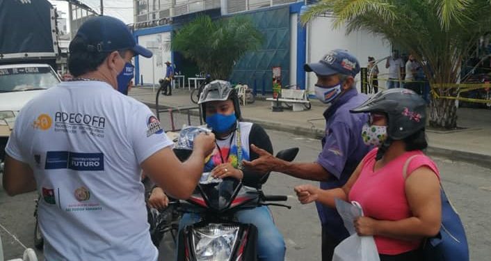 Comerciantes de Arauca donaron tapabocas a la comunidad