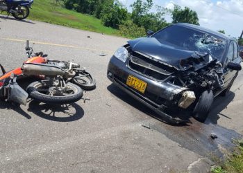 Motorizado murió en accidente de tránsito en la vía Fortul – Saravena