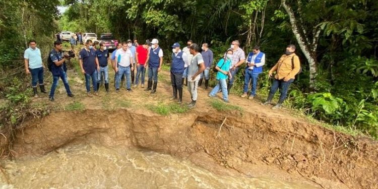 Veredas del municipio de Arauca ya empiezan a ser golpeadas por la ola invernal