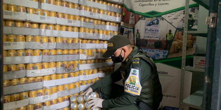 Incautaron mas de 9 mil unidades de cerveza que pretendía ingresar de forma ilegal al departamento de Arauca