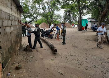 Polfa realizó actividad de vigilancia y control en el sector de la Mediagua de Arauca