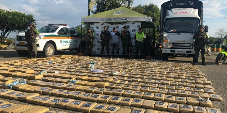 Autoridades incautaron una tonelada de marihuana en Arauquita