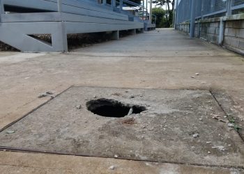 Delincuentes hurtaron cableado eléctrico de cancha sintética en Saravena