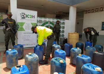 Autoridades en Arauca este año han incautado 2.476 galones de combustible de contrabando