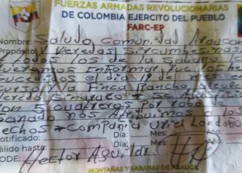 Disidencias se atribuyen la muerte de cinco personas en Arauca