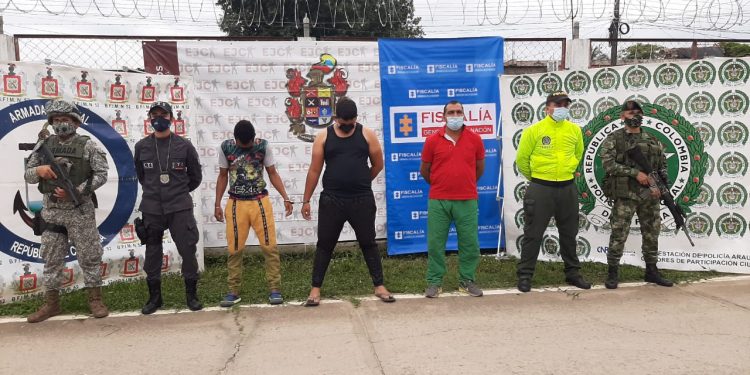 Fueron capturados alias «Julio Cueto», «Pichi» y «Tiro Loco» presuntos disidentes de las Farc