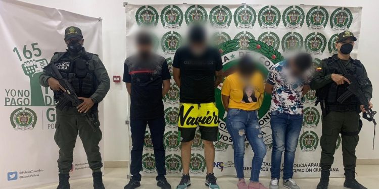 Cayeron «Pinocho», «Jirafales» y «Conejo», presuntos miembros de las disidencias dedicados a la extorsión