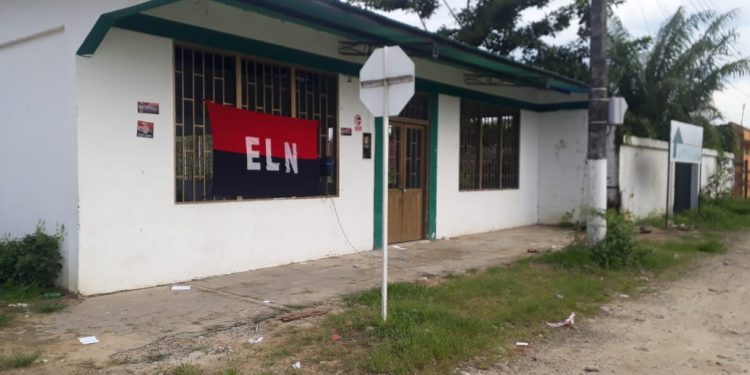Con pancartas alusivas a los 40 años del Domingo Lain del ELN, amanecieron varias veredas de Arauquita, Saravena, Fortul y Tame