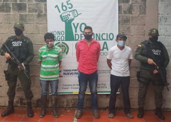 Cuatro personas fueron capturadas por el delito de extorsión