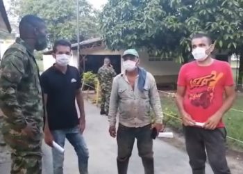 Dejados en libertad campesinos que habían sido detenidos por el Ejército en Fortul