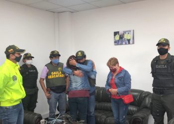 Gaula de la Policía rescató a dos conductores que estaban secuestrados