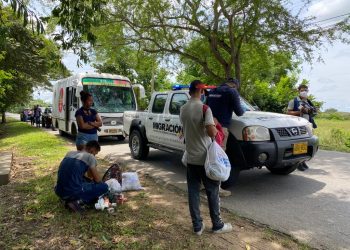 En controles migratorios en Arauca fueron devueltos 60 venezolanos a su país