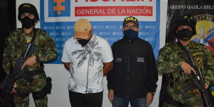 A la cárcel fue enviado alias «Pelusa» presunto disidente de las Farc que habría exigido dinero a sus víctimas