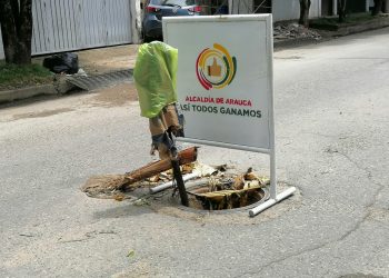 Volvió el robo a tapas de alcantarillado en el municipio de Arauca