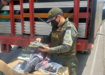 Autoridades incautaron 1.189 pares de calzado que pretendía ser ingresados de forma ilegal a Arauca