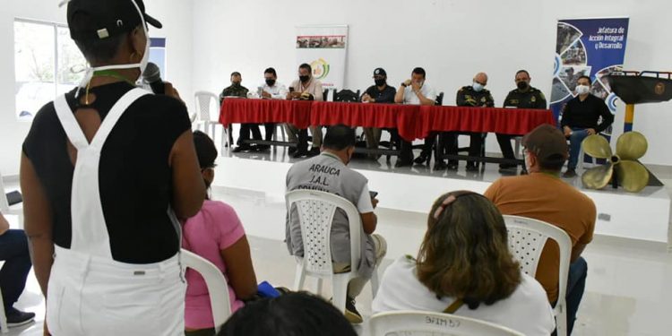 Autoridades realizaron consejo de seguridad en la comuna 1 de Arauca