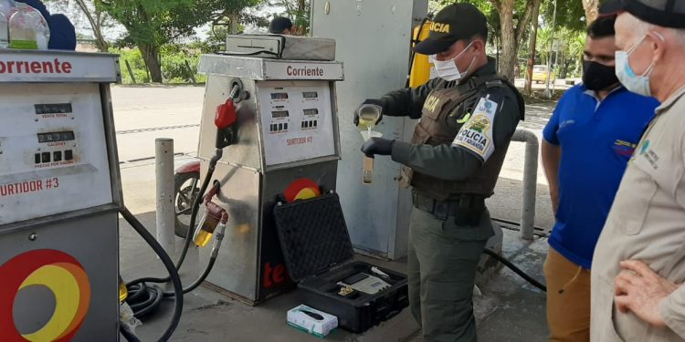 Polfa adelantó operativo contra el contrabando de combustible en orillas del río Arauca