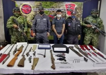 Ejercitó reportó la captura de tres presuntos miembros del ELN