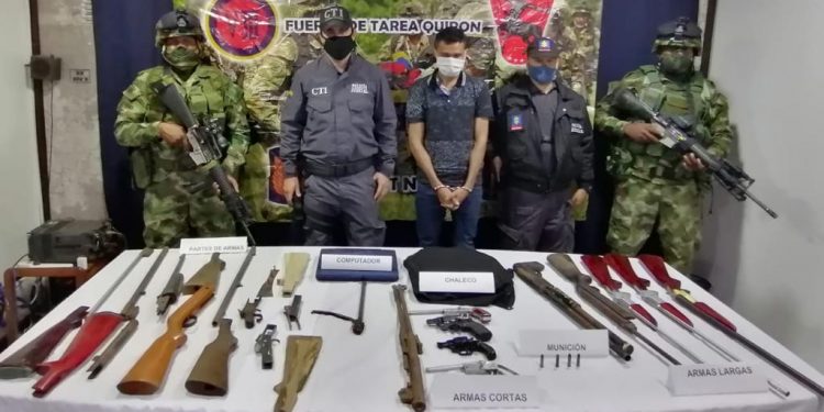 Ejercitó reportó la captura de tres presuntos miembros del ELN