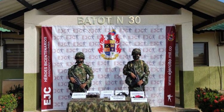 Ejército Nacional halló depósito ilegal al parecer del ELN 