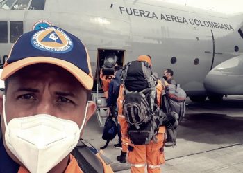 Jhon Ferney Parra, el rescatista araucano que viajó a Honduras en labores de apoyo humanitario