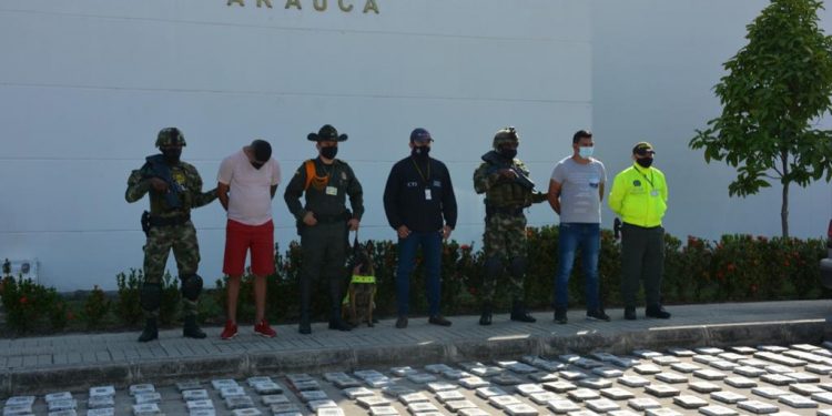 Autoridades incautaron 100 kilos de marihuana en Arauquita